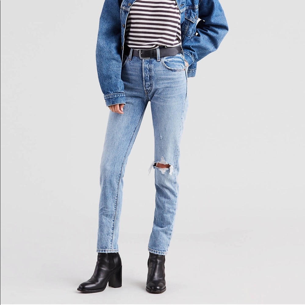 Levi 501 Skinny Jeans 28W x 28L